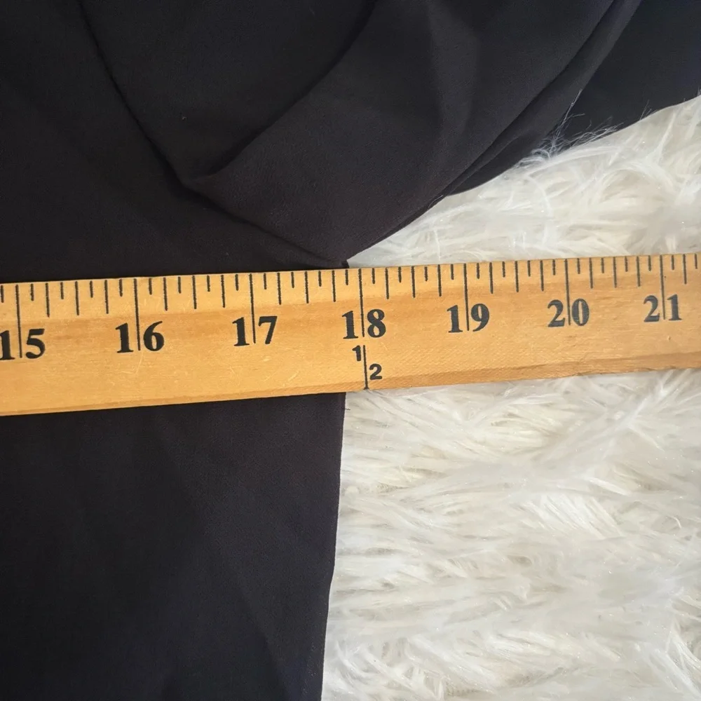 REVOLVE SUPERDOWN Womens Sheer Annie Button Up Top Size Small Black Feathers - Picture 6 of 9